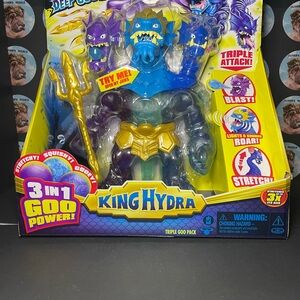 King Hydra 3-in-1 Action Figure - Blue, Purple, Gold